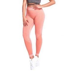 Legginsy Damskie Dwutonalny. Brązowe legginsy Gym Hero, bez wzorów, sportowe. Za 185.99 zł.