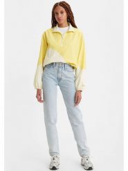 Levi's Dżinsy "80S" - Mom fit - w kolorze błękitnym rozmiar: W29/L32. Niebieskie jeansy Levi's, l, z aplikacjami, ze skóry, klasyczne, z podwyższonym stanem. Za 214.19 zł.