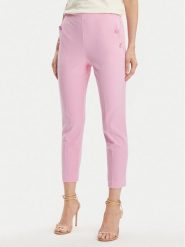 ViCOLO Spodnie materiałowe TB0113 Różowy Regular Fit. Czerwone spodnie materiałowe ViCOLO, bez wzorów, z materiału. Za 159.99 zł.