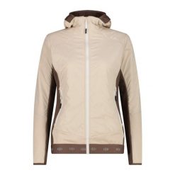 Kurtka softshell damska CMP Solira Jacket Hybrid. Brązowe kurtki CMP, bez wzorów, z elastanu, bez kaptura, trekkingowe. Za 434.49 zł.