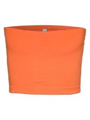 Blue Effect Top w kolorze pomarańczowym rozmiar: 152. Pomarańczowe topy Blue Effect, bez wzorów, bez kołnierzyka, bez ramiączek. Za 30.99 zł.