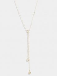 CARATELLI Złoty naszyjnik "Cordou" z diamentami - dł. 42 cm rozmiar: onesize. Żółte naszyjniki CARATELLI, z materiału, z diamentem, złote. Za 1,022.56 zł.