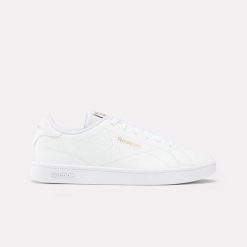 Buty sportowe damskie Reebok Court Clean sneakersy białe (100074383). Białe buty sportowe lifestyle Reebok, bez wzorów, z gumy, eleganckie, bez zapięcia. Za 199.00 zł.