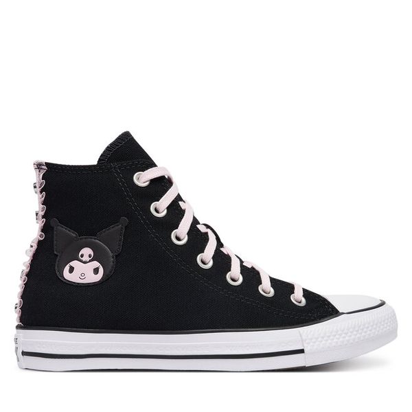 Trampki Converse. Czarne trampki Converse, bez wzorów, retro, bez zapięcia. Za 399.99 zł.