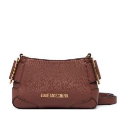 Torebka LOVE MOSCHINO. Brązowe listonoszki Love Moschino, bez wzorów, bez dodatków. Za 919.99 zł.
