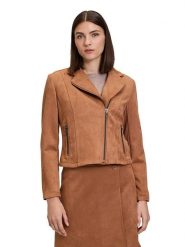 Betty Barclay Kurtka przejściowa w kolorze karmelowym rozmiar: 38. Brązowe kurtki Betty Barclay, bez wzorów, ze skóry, bez kaptura. Za 188.40 zł.