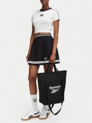 Reebok Torebka CWBEO-RBK-B-006-10 Czarny. Czarne shopper bag Reebok, bez wzorów, z materiału, bez dodatków. Za 129.99 zł.