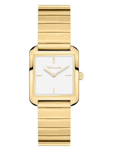 Tamaris Zegarek kwarcowy w kolorze złotym rozmiar: onesize. Żółte, analogowe zegarki Tamaris, metalowe. Za 217.99 zł.