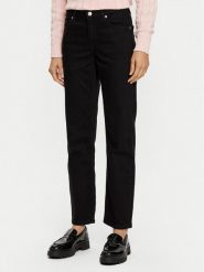 Tommy Hilfiger Jeansy Classic WW0WW45015 Czarny Straight Fit. Czarne jeansy Tommy Hilfiger, bez wzorów, z bawełny. Za 239.99 zł.
