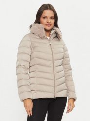 Geox Kurtka puchowa Calithe W4626T T3122 F5025 Beżowy Regular Fit. Brązowe kurtki Geox, bez wzorów, z puchu, bez kaptura. Za 539.99 zł.