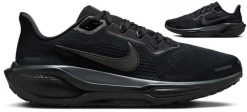 Buty sportowe Nike Pegasus. Czarne buty do biegania Nike, bez wzorów, z kauczuku, bez zapięcia, do biegania. Za 534.99 zł.