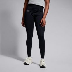 Legginsy VapoDri z kieszeniami dla kobiet Canterbury. Czarne legginsy CANTERBURY, bez wzorów. Za 356.50 zł.