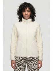 Alife and kickin Kurtka polarowa "Lysann" w kolorze kremowym rozmiar: XS. Brązowe kurtki Alife and Kickin, xs, bez wzorów, z polaru, bez kaptura. Za 113.99 zł.