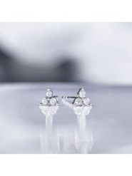 CARATELLI Złote kolczyki-wkrętki "Anna" z diamentami rozmiar: onesize. Szare kolczyki CARATELLI, z diamentem, złote. Za 1,035.99 zł.