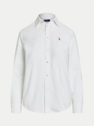 Polo Ralph Lauren Koszula 211970736001 Biały Relaxed Fit. Białe koszule Polo Ralph Lauren, l, bez wzorów, z bawełny, bez kołnierzyka, bez ramiączek. Za 359.99 zł.