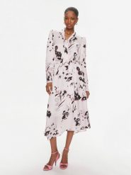 Bruuns Bazaar Sukienka koszulowa Liria BBW3828 Różowy Relaxed Fit. Czerwone sukienki Bruuns Bazaar, bez wzorów, z syntetyku, bez kołnierzyka, bez ramiączek, koszulowe. Za 449.99 zł.