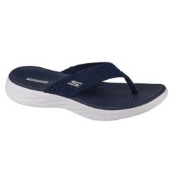 Japonki damskie, On The Go 600 Sunny. Niebieskie japonki Skechers, bez wzorów. Za 199.99 zł.