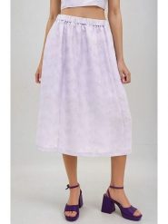 Monki Spódnica w kolorze lawendowym rozmiar: M. Różowe spódnice Monki, m, bez wzorów, midi. Za 69.99 zł.