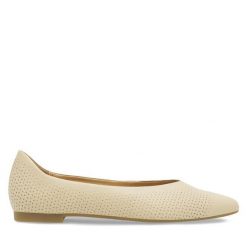 Baleriny Lasocki. Brązowe baleriny Lasocki, bez wzorów, bez obcasa, bez zapięcia. Za 159.99 zł.