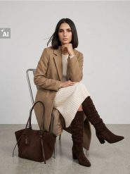 Klasyczny płaszcz jednorzędowy - beżowy. Brązowe płaszcze Sinsay, l, bez wzorów, klasyczne, bez kaptura. Za 139.99 zł.