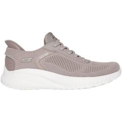 Buty sportowe damskie Skechers Bobs Squad Chaos C. Fioletowe buty sportowe lifestyle Skechers, bez wzorów, z materiału, sportowe, bez zapięcia, skechers sport. Za 339.00 zł.