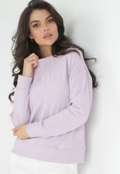 Fioletowa Bluza Dzianinowa Wsuwana ze Ściągaczem Avaeh. Fioletowe bluzy Born2be, xs, bez wzorów, z dzianiny, casualowe, bez ramiączek, bez kaptura. W wyprzedaży za 33.99 zł.