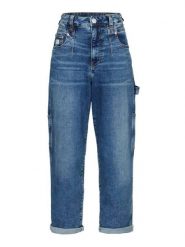 Herrlicher Dżinsy - Straight fit - w kolorze niebieskim rozmiar: W30. Niebieskie jeansy Herrlicher, z aplikacjami, ze skóry, klasyczne, z podwyższonym stanem. Za 167.67 zł.