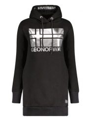 Geographical Norway Sukienka dresowa w kolorze czarnym rozmiar: S. Czarne sukienki Geographical Norway, na co dzień, s, bez wzorów, z dresówki, bez kołnierzyka, bez ramiączek, midi, proste. Za 110.04 zł.