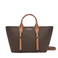 Torebka MICHAEL Michael Kors. Brązowe torebki klasyczne MICHAEL Michael Kors, bez wzorów, klasyczne, bez dodatków. Za 739.99 zł.