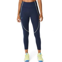 Damskie legginsy 7/8 Asics Match. Niebieskie legginsy ASICS, bez wzorów, sportowe. Za 350.50 zł.