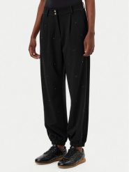 Liu Jo Sport Spodnie dresowe TA5193 J5942 Czarny Relaxed Fit. Czarne spodnie dresowe Liu Jo Sport, bez wzorów, z bawełny. Za 599.99 zł.