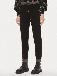 Liu Jo Sport Spodnie materiałowe TF3207 MA63L Czarny Slim Fit. Czarne spodnie materiałowe Liu Jo Sport, bez wzorów, z materiału, sportowe. Za 889.99 zł.