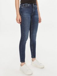 Calvin Klein Jeans Jeansy J20J223646 Granatowy Skinny Fit. Niebieskie jeansy Calvin Klein Jeans, bez wzorów, z bawełny. Za 249.99 zł.