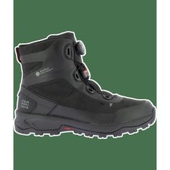 Zimowe Buty do chodzenia Elémenterre Hemlock. Czarne trekkingi Elementerre, bez wzorów, z gumy, bez zapięcia, trekkingowe, Thinsulate. Za 419.50 zł.