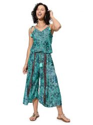 Ipanima Kombinezon w kolorze turkusowo-granatowym rozmiar: 34-40. Niebieskie kombinezony Ipanima, bez wzorów, bez kołnierzyka, bez ramiączek. Za 100.99 zł.
