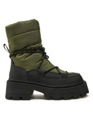 ONLY Shoes Botki 15329809 Zielony. Zielone botki ONLY SHOES, bez wzorów, z materiału, bez obcasa, na płaskiej podeszwie, bez zapięcia. Za 239.99 zł.