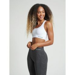 Stanik fitness cardio Hummel hmltif. Białe biustonosze Hummel, bez wzorów. Za 152.50 zł.