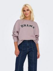 ONLY Bluza w kolorze jasnoróżowym rozmiar: M. Różowe bluzy ONLY, m, bez wzorów, bez kaptura. Za 92.64 zł.