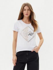 Gaudi T-Shirt 511BD64039 Biały Regular Fit. Białe t-shirty Gaudi, s, bez wzorów, z bawełny, bez kołnierzyka, bez ramiączek. Za 209.99 zł.