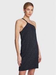 Samsøe Samsøe Sukienka koktajlowa Malika F22400170 Granatowy Slim Fit. Niebieskie sukienki Samsøe & Samsøe, xs, bez wzorów, z syntetyku, wizytowe, bez kołnierzyka, bez ramiączek. Za 519.99 zł.