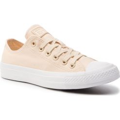 Trampki CONVERSE - Ctas Ox 163306C Light Twine/White/White. Brązowe trampki Converse, bez wzorów, z gumy, bez zapięcia. W wyprzedaży za 209.00 zł.