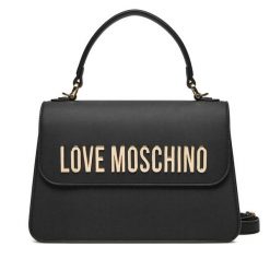 Torebka LOVE MOSCHINO. Czarne torebki klasyczne Love Moschino, bez wzorów, klasyczne, bez dodatków. Za 639.99 zł.