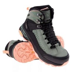 Buty Elbrus Engen Mid Wp Gr W 92800555459 zielone. Zielone buty trekkingowe z gumy, bez zapięcia. Za 700.13 zł.