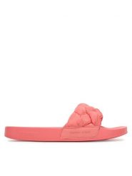 Tommy Jeans Klapki Tjw Braided Slides EN0EN02975 Różowy. Czerwone klapki Tommy Jeans, bez wzorów, z jeansu, bez obcasa, bez zapięcia. Za 209.99 zł.