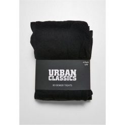 Damskie legginsy o grubości 30 den Urban Classics (x4). Czarne legginsy Urban Classics, bez wzorów. Za 124.00 zł.