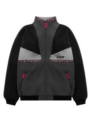 Berghaus Bluza polarowa "Tramantana 91" w kolorze czarno-czerwono-szarym rozmiar: 46. Szare bluzy bez kaptura Berghaus, bez wzorów, z polaru. Za 304.99 zł.