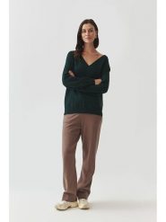 TATUUM Sweter w kolorze ciemnozielonym rozmiar: XL. Zielone swetry Tatuum, xl, bez wzorów, bez ramiączek. Za 193.70 zł.