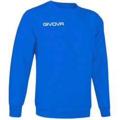 Bluza piłkarska dla dorosłych Givova Maglia One niebieska. Niebieskie bluzy Givova, m, bez wzorów, bez kaptura, do piłki nożnej. Za 76.22 zł.