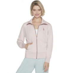 Bluza sportowa damska Skechers W3JA262LPK. Czerwone bluzy bez kaptura Skechers, l, bez wzorów, bez kaptura. Za 229.99 zł.