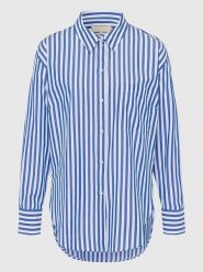 Les Lunes Koszula "Hannaa" w kolorze niebieskim rozmiar: XS. Niebieskie koszule Les Lunes, xs, bez wzorów, bez kołnierzyka, bez ramiączek. Za 217.99 zł.